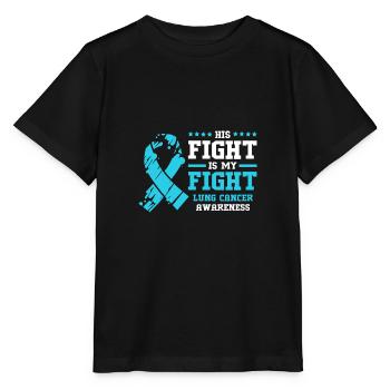 Cancer du poumon Mari - T-shirt bio MINI CREATOR Stanley/Stella Enfant - noir - Devant - Mikhail (115cm)