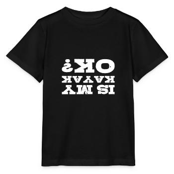 Kayak Kayak - T-shirt bio MINI CREATOR Stanley/Stella Enfant - noir - Devant - Mikhail (115cm)