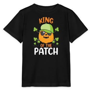 Halloween King of the Patch - Stanley/Stella MINI CREATOR Kids’ T-Shirt - black - Front - Mikhail (115cm)
