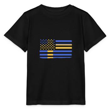 Schweden Schwedisch - Stanley/Stella Kinder T-Shirt MINI CREATOR  - Schwarz - Vorne - Mikhail (115cm)