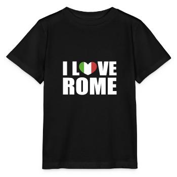 Italien Rom - Stanley/Stella Kinder T-Shirt MINI CREATOR  - Schwarz - Vorne - Mikhail (115cm)