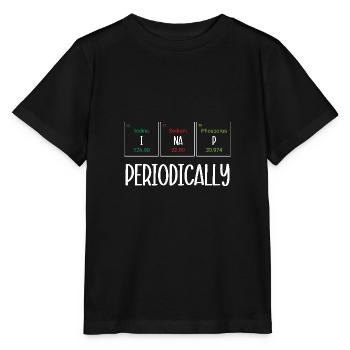 Tableau périodique - T-shirt bio MINI CREATOR Stanley/Stella Enfant - noir - Devant - Mikhail (115cm)
