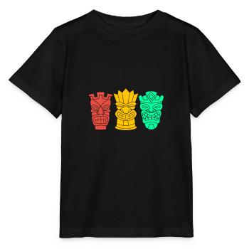 Maui Hawaii Hawaiian - Stanley/Stella MINI CREATOR Kids’ T-Shirt - black - Front - Mikhail (115cm)
