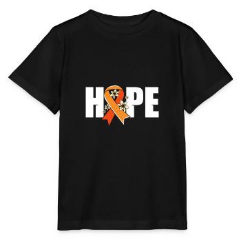 Leukämie Bewusstsein - Stanley/Stella Kinder T-Shirt MINI CREATOR  - Schwarz - Vorne - Mikhail (115cm)