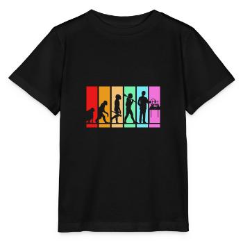 Impression 3D - T-shirt bio MINI CREATOR Stanley/Stella Enfant - noir - Devant - Mikhail (115cm)