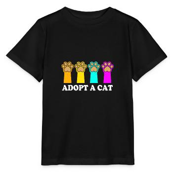 Sauvetage des animaux Droits des animaux Refuge pour animaux de sauvetage des animaux - T-shirt bio MINI CREATOR Stanley/Stella Enfant - noir - Devant - Mikhail (115cm)