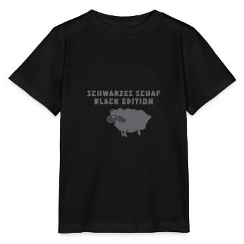 Schwarzes Schaf,,Schaf,illustration - Stanley/Stella Kinder T-Shirt MINI CREATOR  - Schwarz - Vorne - Mikhail (115cm)