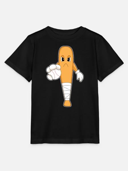 Baseball Baseballschläger - Stanley/Stella Kinder T-Shirt MINI CREATOR - Schwarz