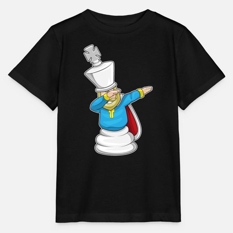 Schachfigur König Hip Hop Schach - Stanley/Stella Kinder T-Shirt MINI CREATOR  - Schwarz