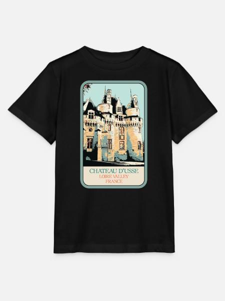 Château d'Ussé, Loire-Tal - Stanley/Stella Kinder T-Shirt MINI CREATOR  - Schwarz