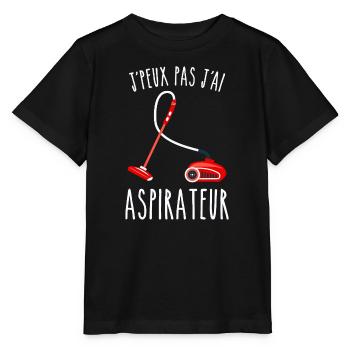 Ich kann keinen Staubsauger haben - Stanley/Stella Kinder T-Shirt MINI CREATOR  - Schwarz - Vorne - Mikhail (115cm)