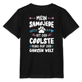 samojede hund spruch - Stanley/Stella Kinder T-Shirt MINI CREATOR  - Schwarz - Vorne - Mikhail (115cm)