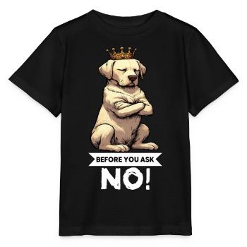 Before You Ask Labrador Labrador Labrador Owner Labrador - Stanley/Stella MINI CREATOR Kids’ T-Shirt - black - Front - Mikhail (115cm)