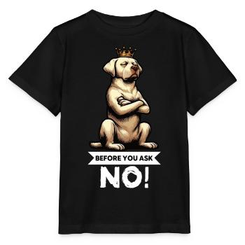 Before You Ask Labrador Labrador Labrador Owner Labrador - Stanley/Stella MINI CREATOR Kids’ T-Shirt - black - Front - Mikhail (115cm)