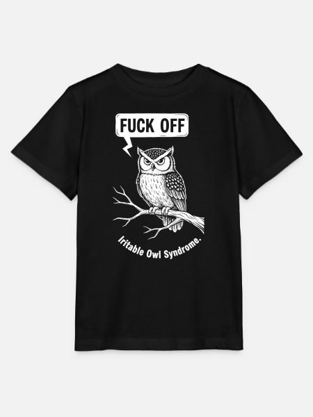 Wicked Owl Syndicate Emblem - Stanley/Stella Kinder T-Shirt MINI CREATOR - Schwarz