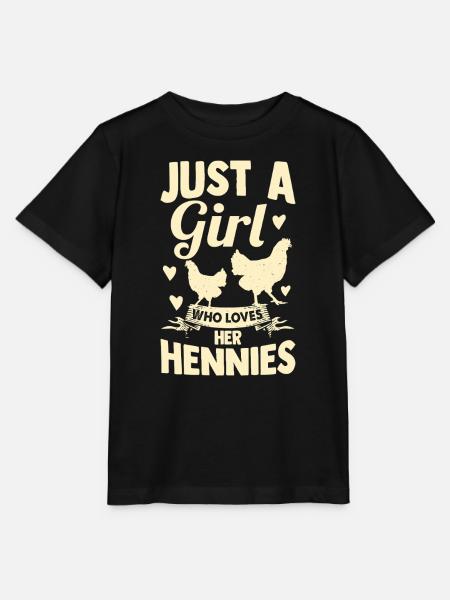 Farmer Rooster Flock Poultry Chicken - Stanley/Stella Kinder T-Shirt MINI CREATOR - Schwarz