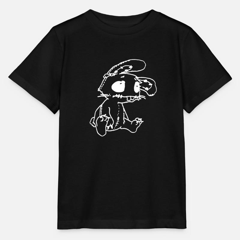 Sad Rabbit - funny emo bunny - Stanley/Stella MINI CREATOR Kids’ T-Shirt - black
