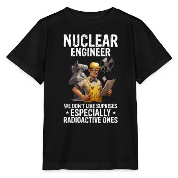 Nuklearingenieur für Kernkraftwerk und Kernenergie - Stanley/Stella Kinder T-Shirt MINI CREATOR  - Schwarz - Vorne - Mikhail (115cm)