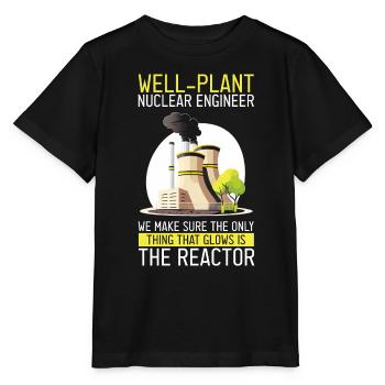 Nuklearingenieur für Kernkraftwerk und Kernenergie - Stanley/Stella Kinder T-Shirt MINI CREATOR  - Schwarz - Vorne - Mikhail (115cm)