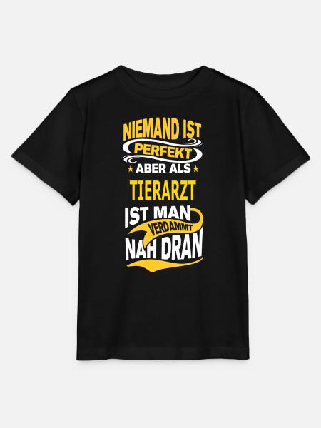TIERARZT - Stanley/Stella Kinder T-Shirt MINI CREATOR  - Schwarz