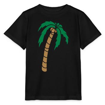 Clipart Palme Design - T-shirt bio MINI CREATOR Stanley/Stella Enfant - noir - Devant - Mikhail (115cm)