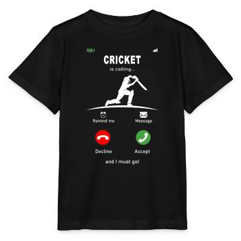 Cricket is calling - Stanley/Stella MINI CREATOR Kids’ T-Shirt - black - Front - Mikhail (115cm)