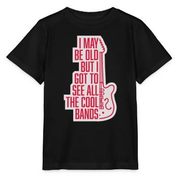 Je suis peut-être vieux - T-shirt bio MINI CREATOR Stanley/Stella Enfant - noir - Devant - Mikhail (115cm)
