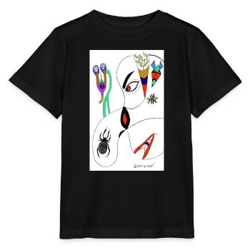 M Burns Head Spider - Stanley/Stella MINI CREATOR Kids’ T-Shirt - black - Front - Mikhail (115cm)