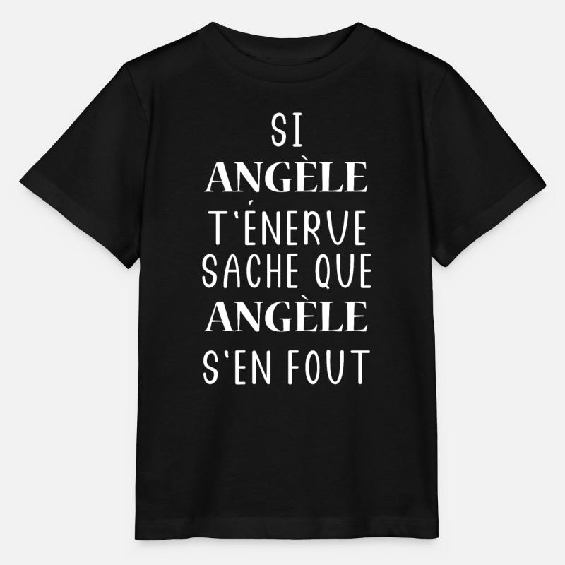angèle - T-shirt bio MINI CREATOR Stanley/Stella Enfant - noir