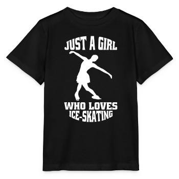 Ice skating Figure skating Figure skating Figure skating - Stanley/Stella MINI CREATOR Kids’ T-Shirt - black - Front - Mikhail (115cm)