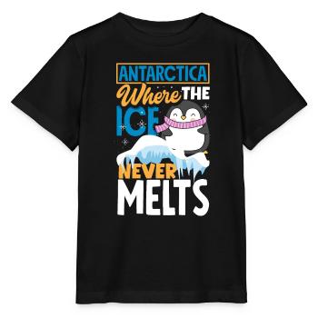 Antarctica where the ice never melts Expedition - Stanley/Stella MINI CREATOR Kids’ T-Shirt - black - Front - Mikhail (115cm)