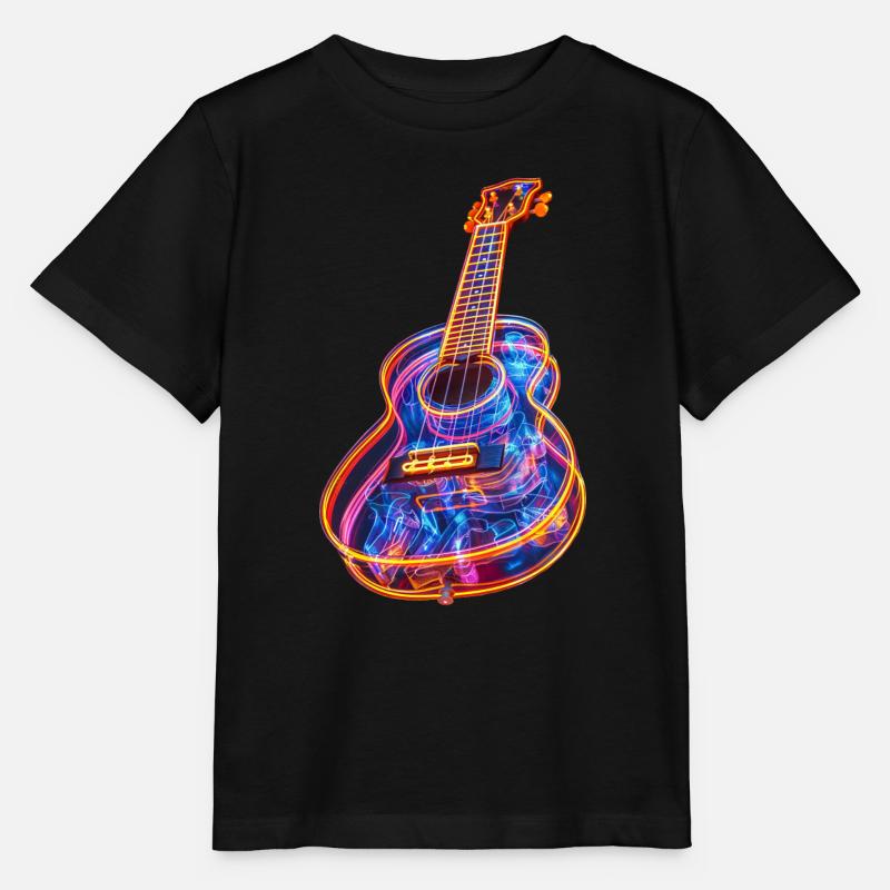 Ukulele - Stanley/Stella Kinder T-Shirt MINI CREATOR  - Schwarz