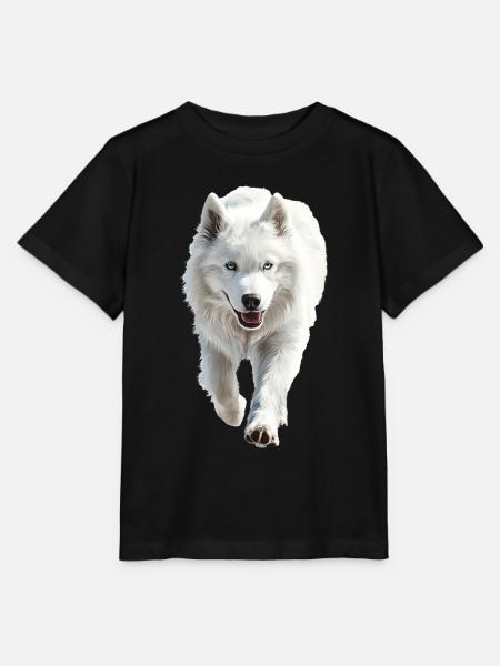Samojede - Stanley/Stella Kinder T-Shirt MINI CREATOR  - Schwarz