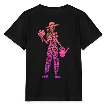 Garden, Hobby Gardener, Florist, Women, Gardener - Stanley/Stella MINI CREATOR Kids’ T-Shirt - black - Front - Mikhail (115cm)