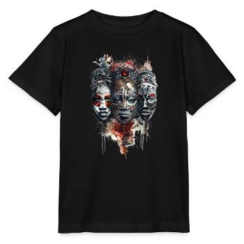 Afrique - T-shirt bio MINI CREATOR Stanley/Stella Enfant - noir - Devant - Mikhail (115cm)
