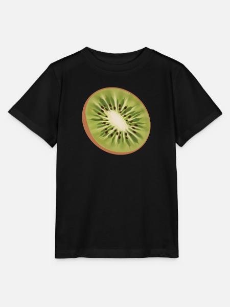 kiwi gesund obst geschenk - Stanley/Stella Kinder T-Shirt MINI CREATOR - Schwarz