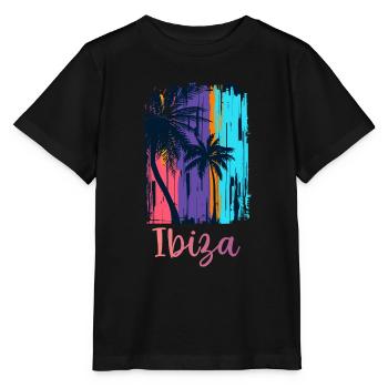 Ibiza - Stanley/Stella Kinder T-Shirt MINI CREATOR  - Schwarz - Vorne - Mikhail (115cm)