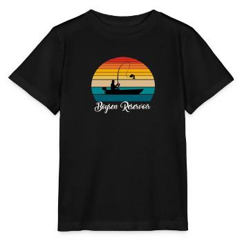 Lieu de pêche du réservoir Boysen - T-shirt bio MINI CREATOR Stanley/Stella Enfant - noir - Devant - Mikhail (115cm)