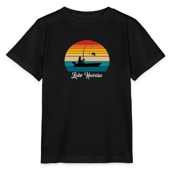 Lake Havasu Fishing Spot - Stanley/Stella MINI CREATOR Kids’ T-Shirt - black - Front - Mikhail (115cm)