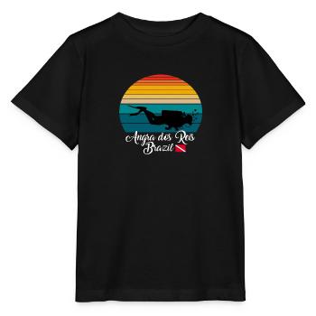 Angra dos Rice Brazil Diving - Stanley/Stella MINI CREATOR Kids’ T-Shirt - black - Front - Mikhail (115cm)