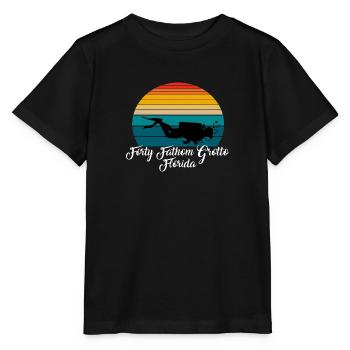 Forty Fathom Grotto Florida Diving - Stanley/Stella MINI CREATOR Kids’ T-Shirt - black - Front - Mikhail (115cm)