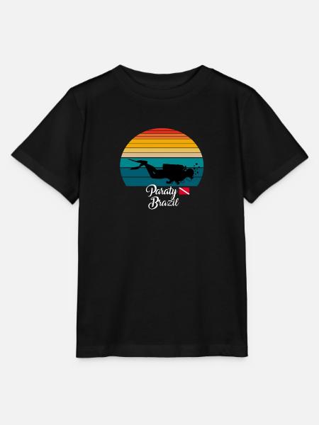 Paraty Brésil Plongée - T-shirt bio MINI CREATOR Stanley/Stella Enfant - noir