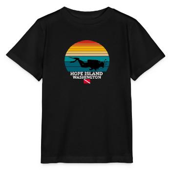 Hope Island US Island Diving - Stanley/Stella MINI CREATOR Kids’ T-Shirt - black - Front - Mikhail (115cm)