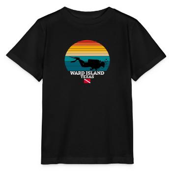 Ward Island US Island Diving - Stanley/Stella MINI CREATOR Kids’ T-Shirt - black - Front - Mikhail (115cm)