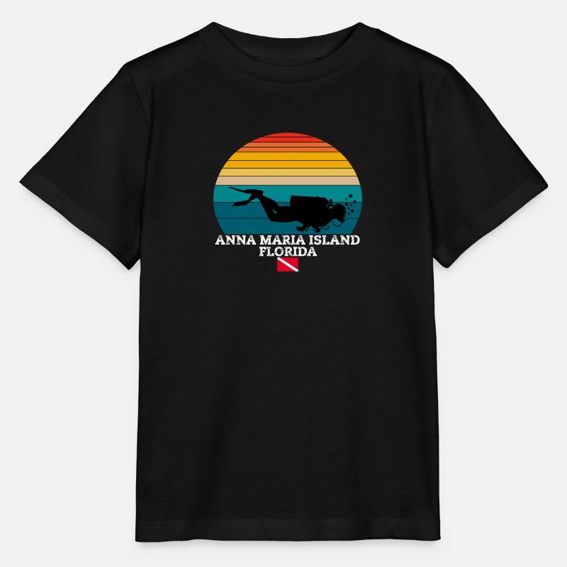 Anna Maria Island US Island Diving - Stanley/Stella Kinder T-Shirt MINI CREATOR  - Schwarz