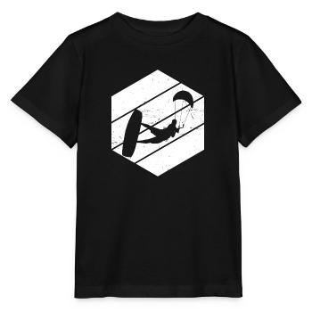 Kitesurf Femmes Kitesurf Kitesurf Kitesurf Kitesurf - T-shirt bio MINI CREATOR Stanley/Stella Enfant - noir - Devant - Mikhail (115cm)