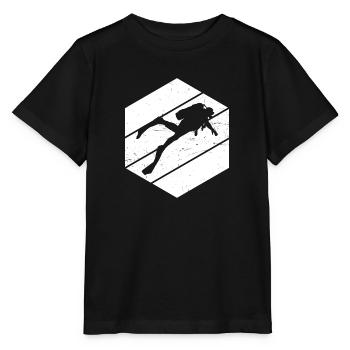 Plongée Scuba Divers Diver Ladies - T-shirt bio MINI CREATOR Stanley/Stella Enfant - noir - Devant - Mikhail (115cm)