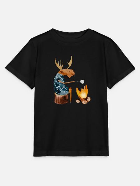 Pappa Elg - Stanley/Stella Kinder T-Shirt MINI CREATOR - Schwarz