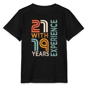 Geschenk zum 40. Geburtstag zum 40. Geburtstag - Stanley/Stella Kinder T-Shirt MINI CREATOR  - Schwarz - Vorne - Mikhail (115cm)