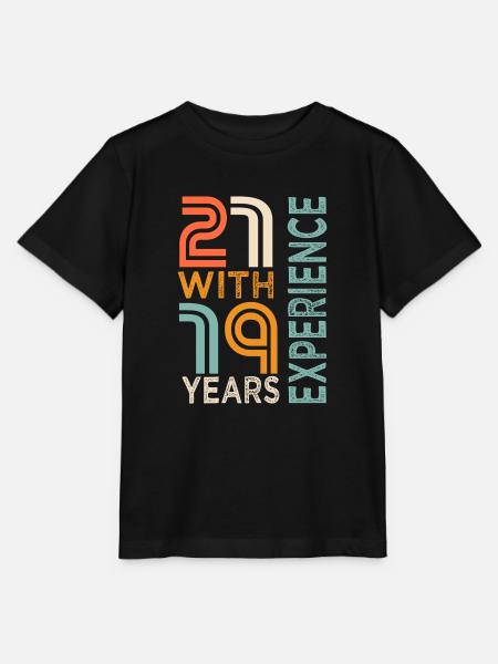 Geschenk zum 40. Geburtstag zum 40. Geburtstag - Stanley/Stella Kinder T-Shirt MINI CREATOR - Schwarz